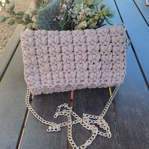 Handcrafted Crochet Clutch Handmade Bag, Shoulder Bag, Woven Purse, Knit Bag